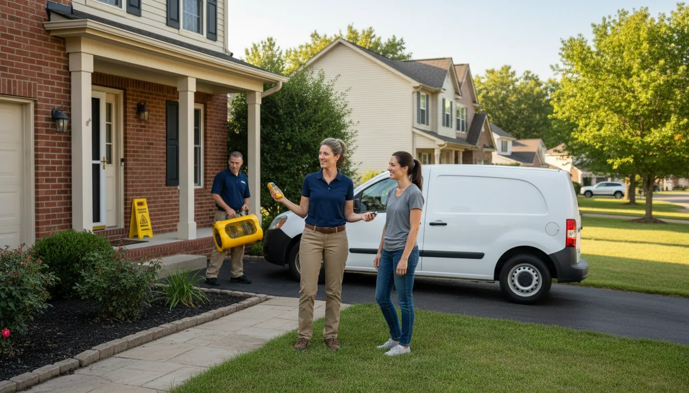 Water restoration image for Mold Remediation in Midway, TN